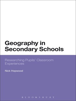 cover image of Geography in Secondary Schools